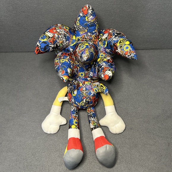 Sonic the Hedgehog Sticker Bomb Plush Stuffed Toy 2022 - Picture 5 of 7